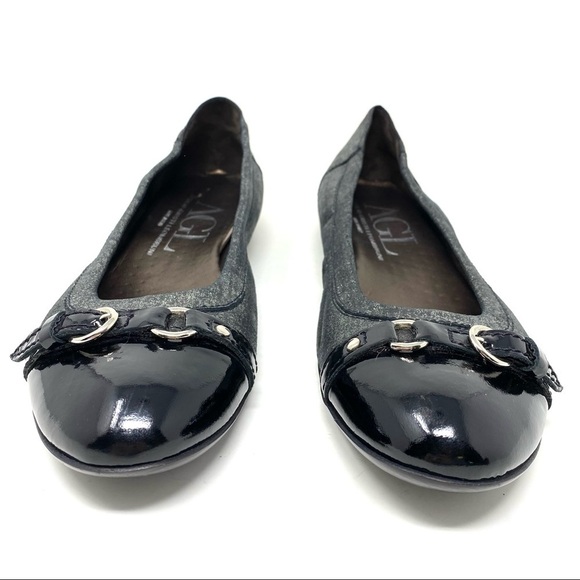 AGL metallic cap toe ballet flats 558034 - Picture 3 of 6